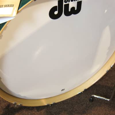 DW Jazz Series Drum Set, Maple Gum Shells, Turquoise Green Stain Lacquer Finish image 7