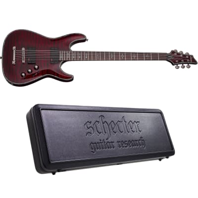 Schecter Hellraiser C-VI Baritone Black Cherry BCH Electric Guitar + Hard Case C6 C-6 CVI image 1