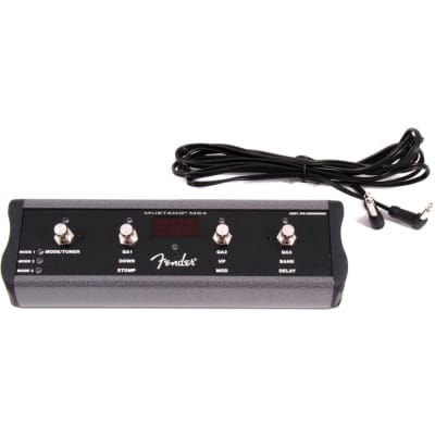 FENDER - 4-Button Footswitch: Preset Up Down  Quick Access  Effects On/Off  or Tap Tempo  with 1/4 Jack - 0080996000 image 2