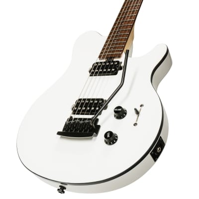 Sterling by Music Man Axis (AX3S), White with Black Binding image 4