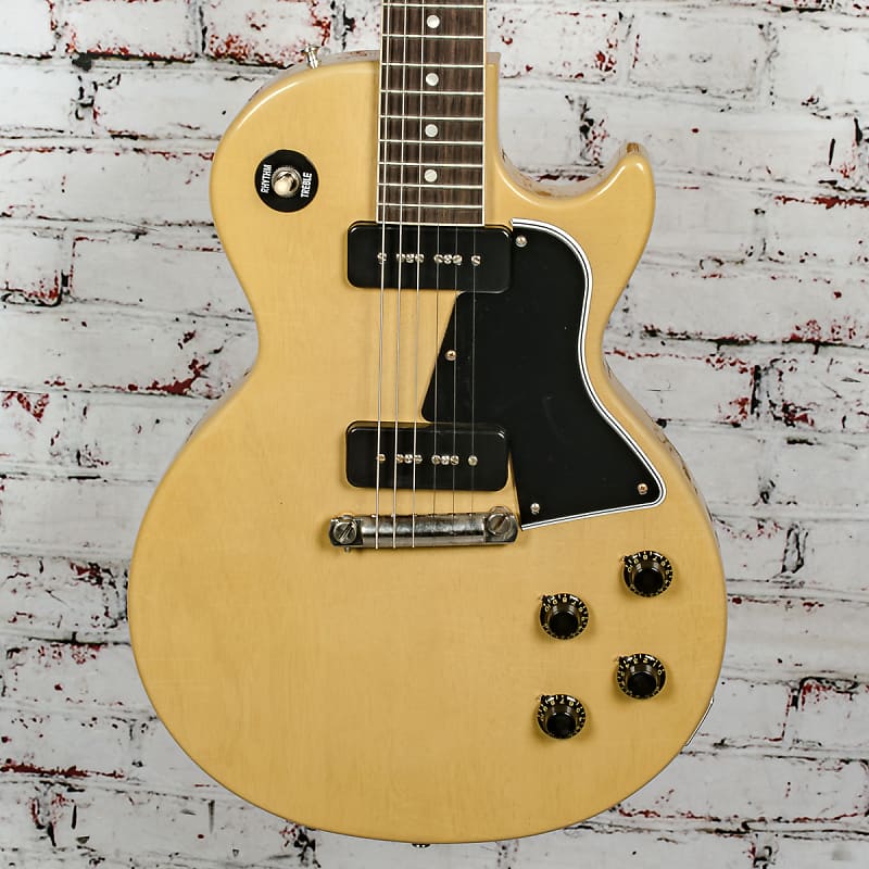 Gibson - 1957 Les Paul Special Single Cut Reissue - Electric  Guitar - Ultra Light Aged - TV Yellow - w/ HardshellCase - x4451 image 1