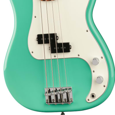 Fender Player Precision Electric Bass Pau Ferro Fingerboard, Sea Foam Green image 5