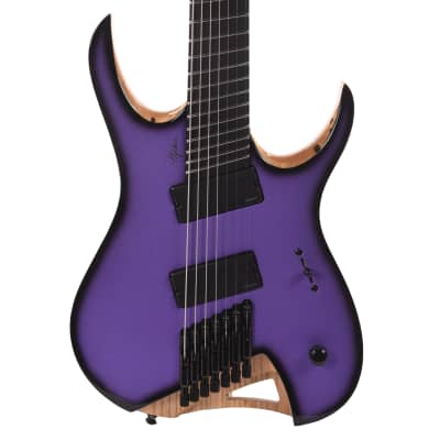 Mayones Hydra Elite VF FSH 7-String 3A Eye Poplar/American Ash Monolith Custom Gloss (Serial #HF2312690) for sale