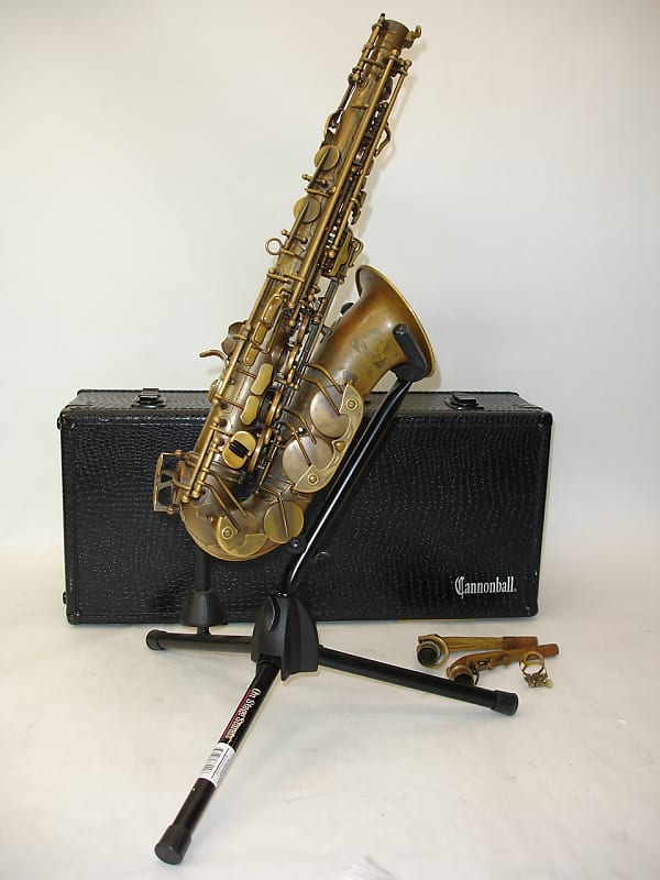 Cannonball A5BR Big Bell Stone Series Premium Alto Saxophone Reverb
