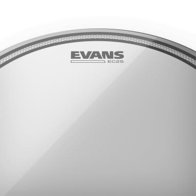 Evans TT12EC2S EC2 Clear Drumhead - 12 inch image 2