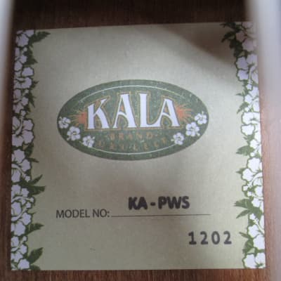Kala KA-PWS Uke Natural Satin Pacific Walnut Soprano Ukulele image 7