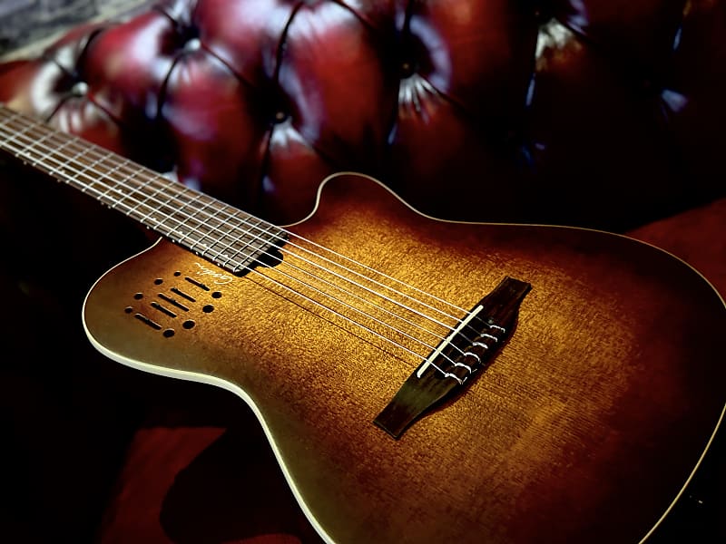 Godin Multiac Nylon Encore Burnt Umber | Reverb