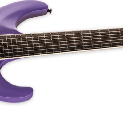 ESP LTD SC-607B Stephen Carpenter Baritone Electric Guitar, Purple Satin w/ Case image 2