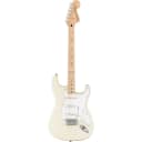 Squier Affinity Series Stratocaster Electric Guitar, Maple Fingerboard, Olympic White