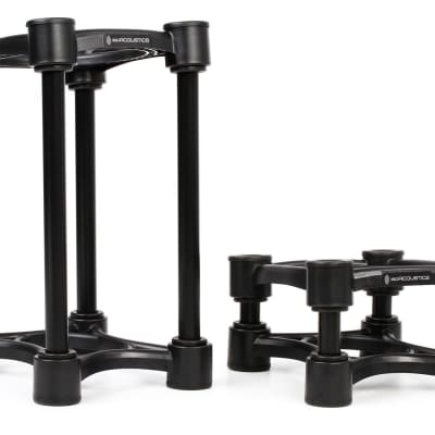 Avantone Pro Active MixCubes 5.25 inch Powered Studio Monitor Pair - Gloss Black  Bundle with IsoAcoustics ISO-130 Isolation Stand for Studio Monitors (Pair) image 3