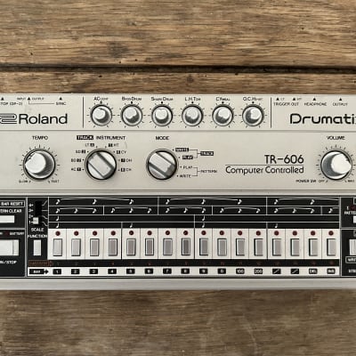 Roland TR-606 Drumatix 1980s - Silver