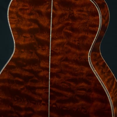 Santa Cruz OM-45 Renaissance Cedar and ‘The Tree’ Mahogany Custom with Japanese Awabi Pearl NEW image 18