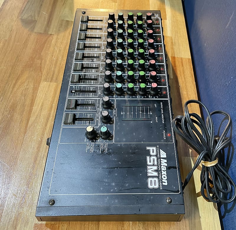 Maxon PSM8 8-Channel Personal Stereo Mixer Ultra Rare! | Reverb