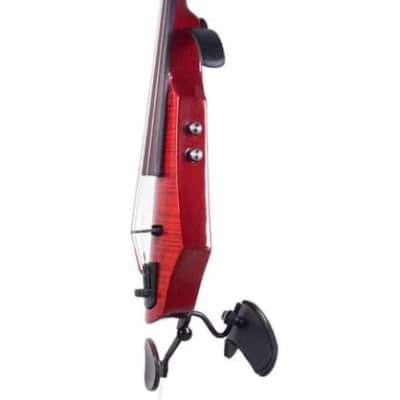 NS Design WAV Electric Viola – Transparent Red • 4‑String • Solid Maple • Passive Polar Piezo image 4