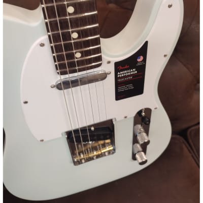 Immagine Fender American Performer Telecaster, Rosewood Fingerboard, Satin Sonic Blue - 5