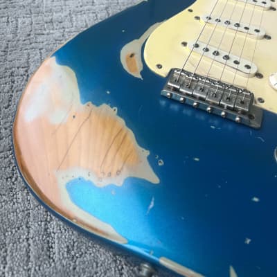 Fender American Vintage '57 Stratocaster 1990s - Relic Blue image 15