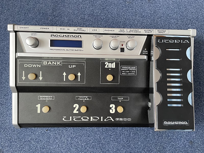 【週末限定価格】ギター エフェクター Rocktron Utopia G200 Amazon | Rocktron UTOPIA G200 ギター・マルチエフェクター