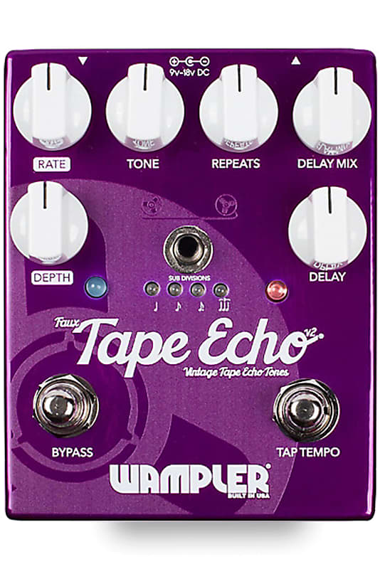 Wampler Faux Tape Echo with Tap Tempo DEMO image 1