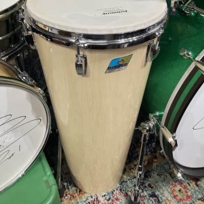 Frankie Banali's Quiet Riot, Ludwig 12" No. 2374P Conga w/Case Blue/Olive - Maple Cortex image 1