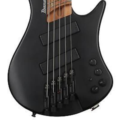 Ibanez Bass Workshop EHB1005 5-String Bass Guitar  - Black Flat image 2