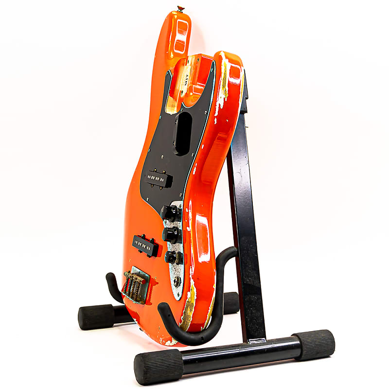 MJT jazz bass ボディ　fender MJT Fender Jazz Bass Loaded Alder Body Fiesta Red w/ Heavy