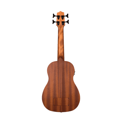 KALA UBASS-WNDR-FS Wanderer 4 String Satin Mahogany U-Bass Acoustic Electric Ukulele with Padded Gig image 3