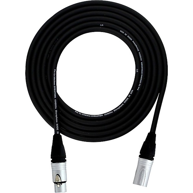 ProCo EVLMCN-5 XLR Quad Microphone Cable - 5' image 1