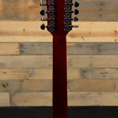 Ibanez AS7312 12-String Semi-Hollowbody Guitar Transparent Cherry Red image 7