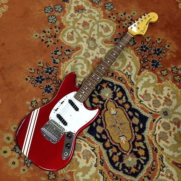 Fender Mustang 69 Competition Reissue  Candy Apple Red image 1