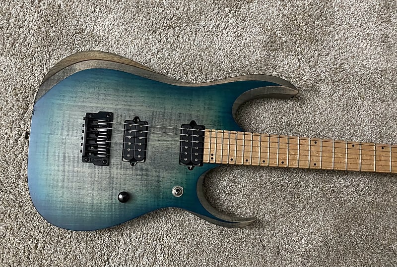 Ibanez RGD61AL-SSB Axion Label 2019 - 2020 - Stained Sapphire Blue Burst