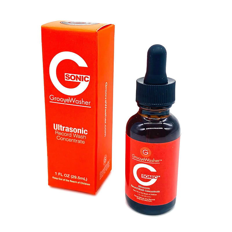 GrooveWasher: G-Sonic Ultrasonic Record Wash Concentrate  			