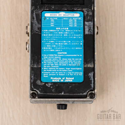 1984 Boss DD-2 Digital Delay Vintage Guitar Effects Pedal Long Chip, Blue Label Japan image 6