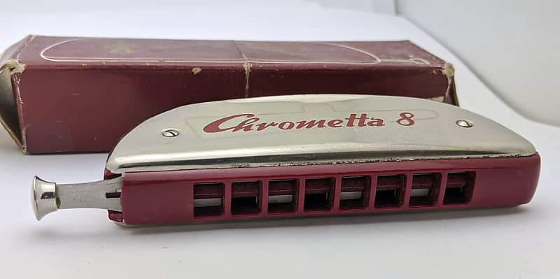 Hohner 250/32 Chrometta 8 Chromatic Harmonica w/Original Box - Key of C