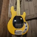 Sterling Stingray 5 Classic Butterscotch 5 String Bass Guitar RAY25CA-BSC-M1