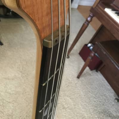 Left handed Alembic Spoiler 1992 Flame bass guitar image 10