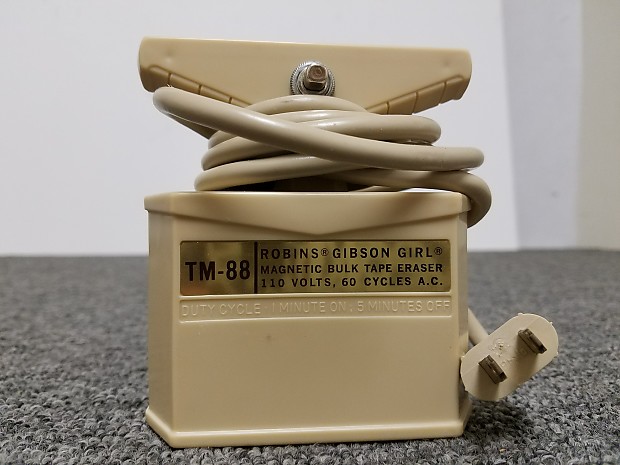 Vintage Magnetic Bulk Tape Eraser Model TM-88 Robins Industries