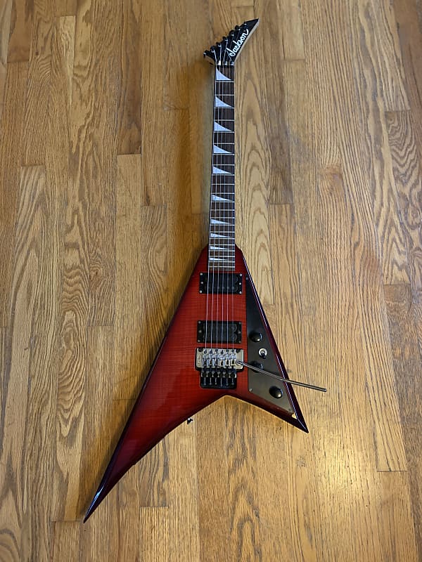 Jackson RR3 Rhoads Flying V 1998 Red Made in Japan | Reverb