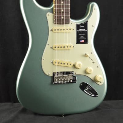 Mint Fender American Professional II Stratocaster Mystic Surf Green Rosewood for sale