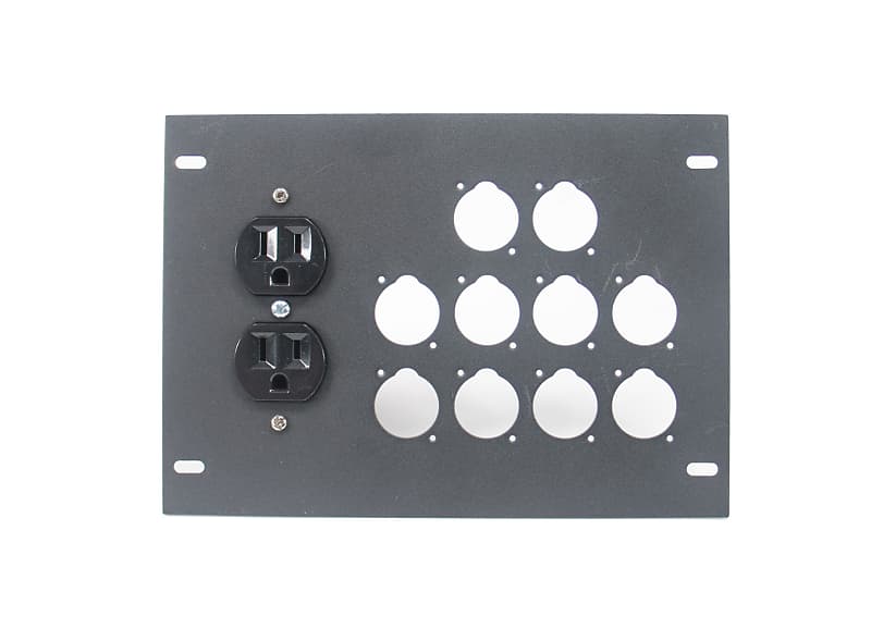 Elite Core FBL-PLATE-10+AC Plate for FBL Floor Box With AC Duplex - no connectors image 1