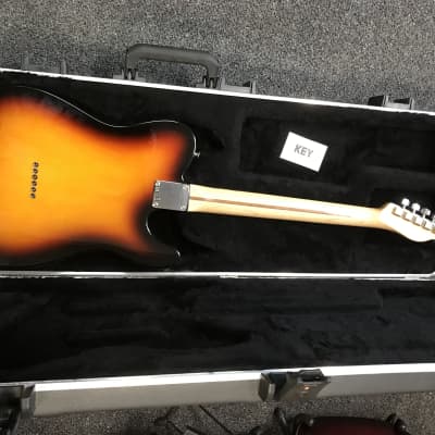 Fender Standard Telecaster 2007 Sunburst MIM Left-Handed Maple Neck electric guitar in excellent condition with fender TSA hard case and key image 6