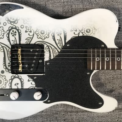 Harden Engineering Paisley Esquire,  hand made, custom guitar, w/hsc image 2