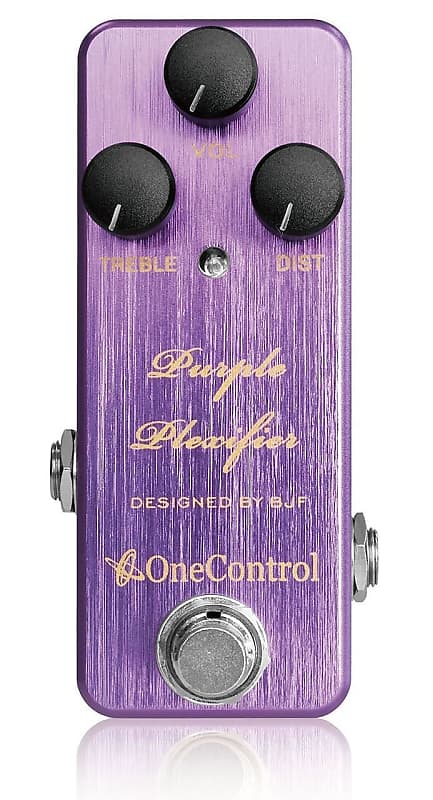 One Control BJF Designed Purple Plexifier Distortion pedal image 1