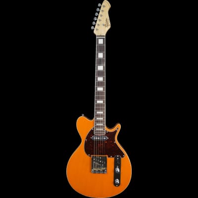 Revelation TTX-DB Transparent Orange Electric Guitar image 1