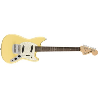 Fender American Performer Mustang, Rosewood, Vintage White image 2