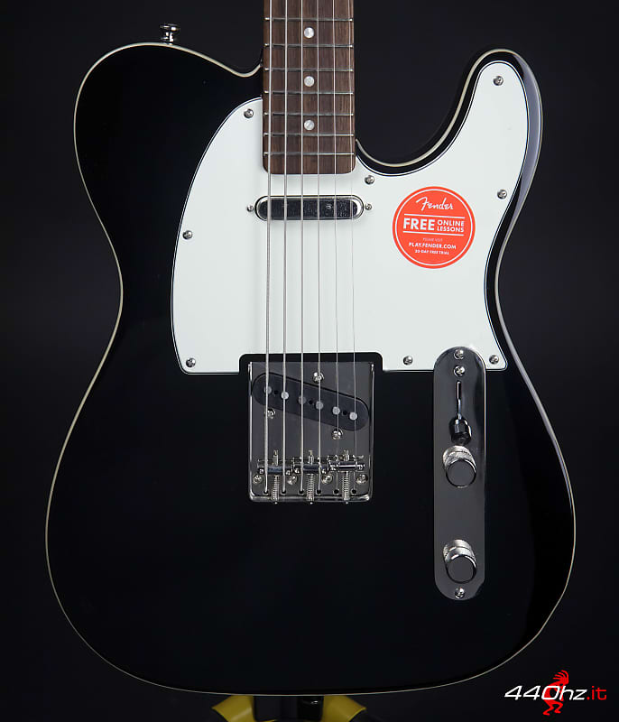 Squier By Fender Classic Vibe Baritone Custom Telecaster Black image 1