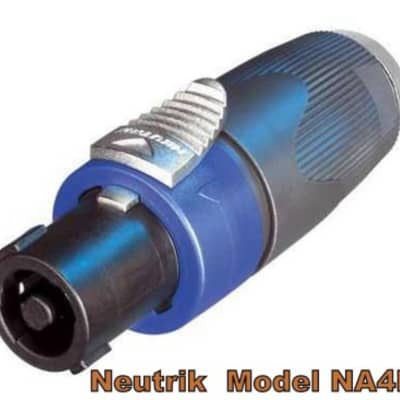 Brand New Genuine Neutrik NA4LJX Speakon to 1/4 Connector Adapter Jack Converter image 1