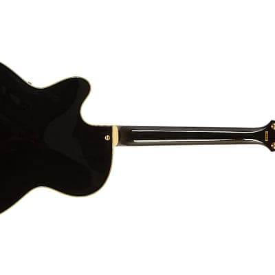 D'Angelico Excel 59 Hollowbody Electric Guitar - Solid Black w/ Stairstep Tailpiece  DAE59SBK2GT image 24