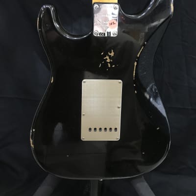 Fender Custom Shop Stratocaster Limited Edition Roasted Fretboard Relic 2017 Aged Black image 9