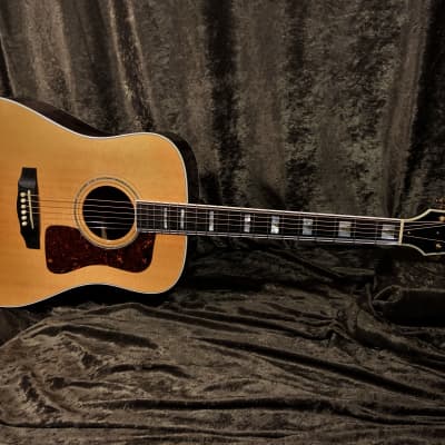 Guild D-55 Built in New Hartford, Connecticut in 2010 Guild Acoustic with Highly Figured Rosewood image 10