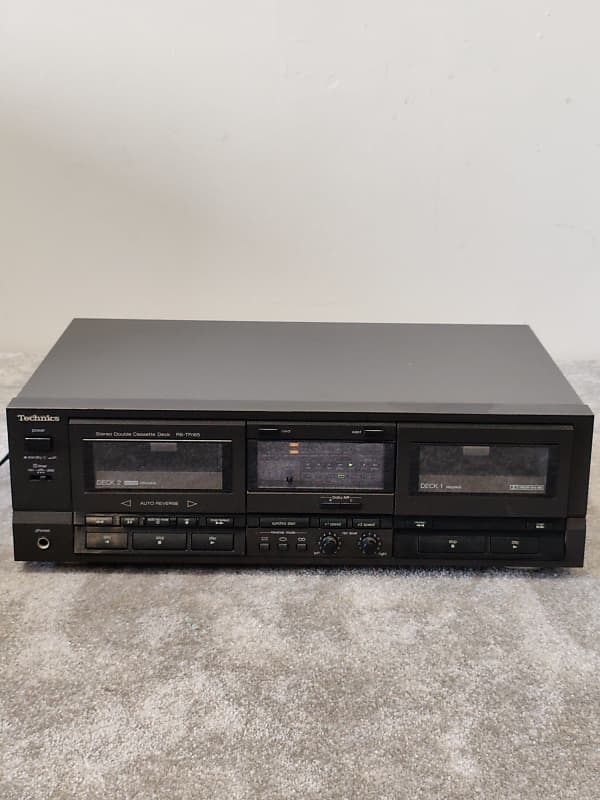Technics RS-TR165 Stereo Double Cassette Deck – Very Good Condition  			